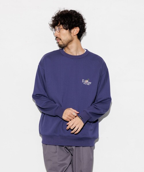 Foxfire(フォックスファイヤー)の「Foxfire/フォックスファイヤー 別注 Foxfire プリントクルーネック スウェット/カモ/バックプリント/リラックスフィット(スウェット・メンズ・チャコールグレー/ライトグレー/ネイビー・LARGE/MEDIUM)」の7枚目の写真