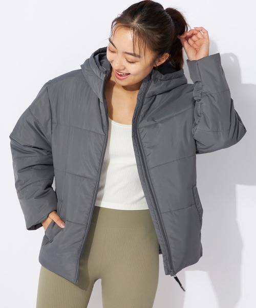 FILA（フィラ）の「【FILA/フィラ】レディーススタンダード中綿ジャケット　ブルゾン（ブルゾン・レディース・ライトベージュ/カーキ/ブラック/ダークグレー・LARGE/MEDIUM/X-LARGE）」の20枚目の写真