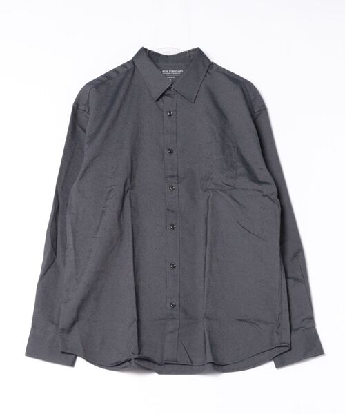 Blue Standard (ブルースタンダード)の「【BLUE STANDARD/ブルースタンダード】リラックスフィット 楽ケア オックス レギュラーカラーシャツ クレリックシャツ イージーケア ピンポイント防汚加工 時短シャツ(シャツ/ブラウス・メンズ・ブルー系その他2/ネイビー/スミクロ/チャコールグレー/ホワイト・LARGE/MEDIUM/X-LARGE)」の6枚目の写真