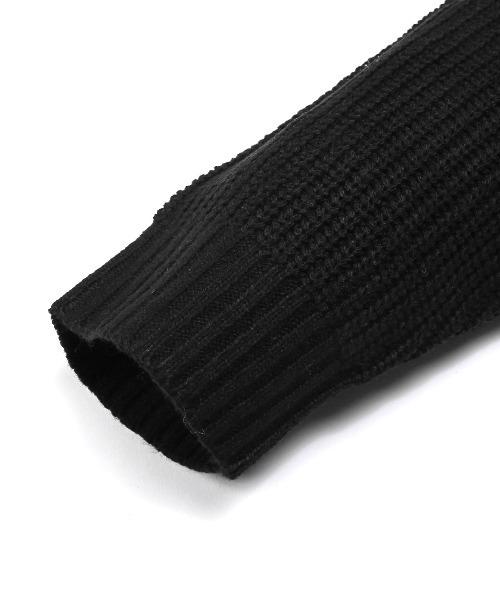 LUXSTYLE（ラグスタイル）の「畦編みクルーネックニット（ニット/セーター・メンズ・ベージュ/ワインレッド/ブルー系その他/グリーン系その他/イエロー系その他/ブルーグレー/ブラック/オレンジ系その他/グレー・L/M）」の22枚目の写真