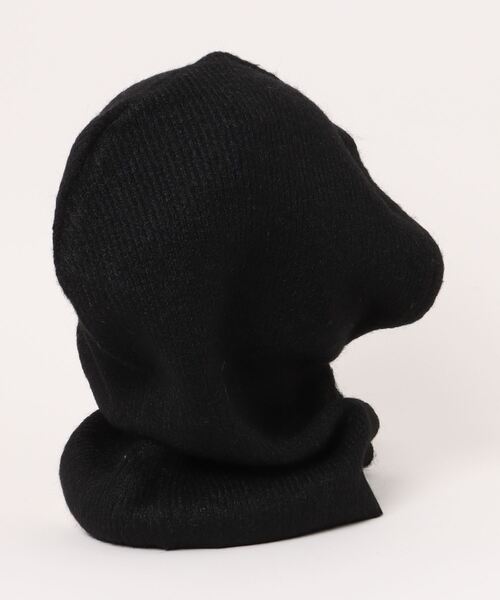 NEW ERA(ニューエラ)の「NEW ERA/ニューエラ ニットキャップ The Food フード 2WAY Fluffy and Soft 14348581(ニットキャップ/ビーニー・メンズ・ブラック・FREE)」の2枚目の写真