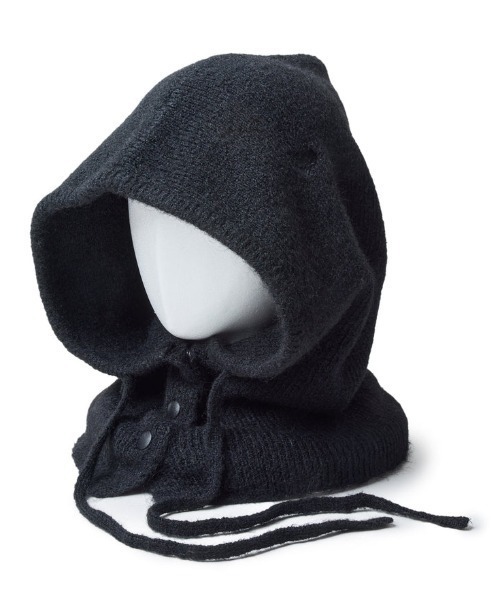 NEW ERA(ニューエラ)の「NEW ERA/ニューエラ ニットキャップ The Food フード 2WAY Fluffy and Soft 14348581(ニットキャップ/ビーニー・メンズ・ブラック・FREE)」の1枚目の写真