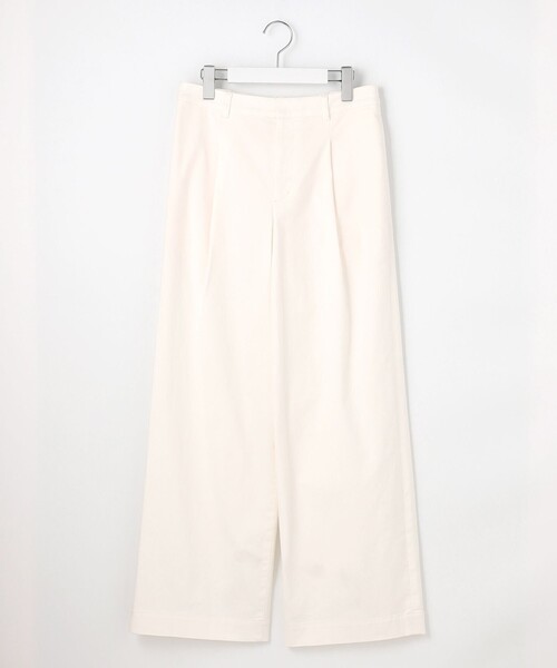 J.PRESS Ladies(J.プレス レディス)の「【洗える】20チノストレッチ ワイドパンツ(その他パンツ・レディース・ベージュ系/グレー系/ホワイト系・XS/S)」の9枚目の写真