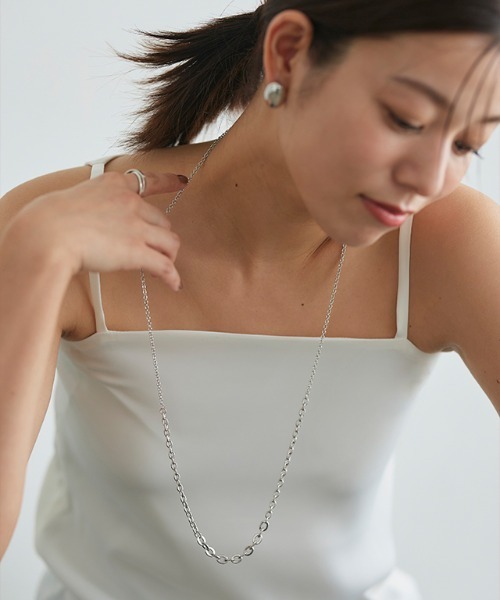 Pierrot（ピエロ）の「チェーンジョイントロングネックレス（ネックレス・レディース・シルバー/ゴールド・FREE）」の5枚目の写真