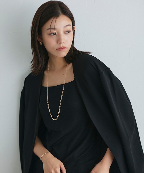 Pierrot（ピエロ）の「チェーンジョイントロングネックレス（ネックレス・レディース・シルバー/ゴールド・FREE）」の7枚目の写真