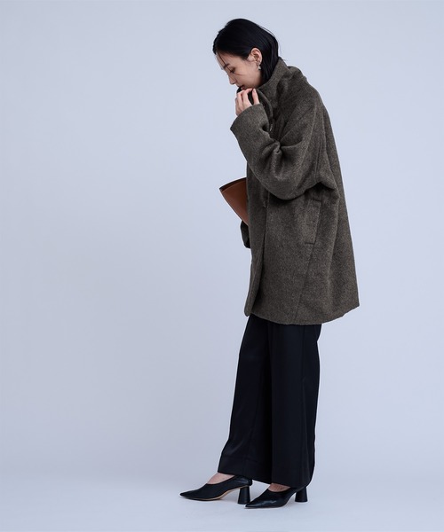 モッサスタンドカラーダブルコート（ダウンジャケット/コート）｜ur's