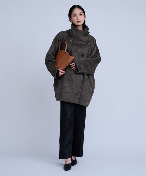 モッサスタンドカラーダブルコート（ダウンジャケット/コート）｜ur's