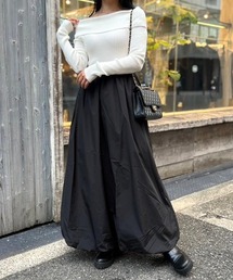 MODE ROBE（モードローブ）の「オフショルニットドッキングワンピース（ワンピース）」