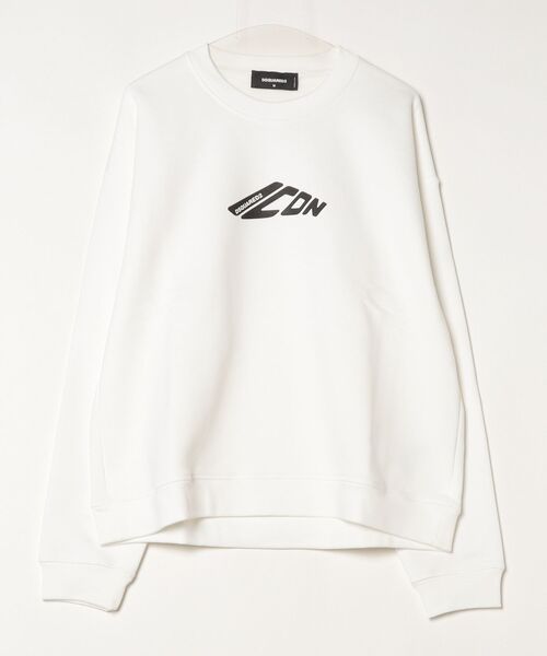 DSQUARED2（ディースクエアード）の「ICON RELAX FIT CREWNECK /0251（スウェット・メンズ・ブラック/ホワイト・M/S/XL/L）」の2枚目の写真
