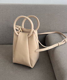 CAPRICIEUX LE'MAGE | タックラウンドハンドルバッグ(ショルダーバッグ)