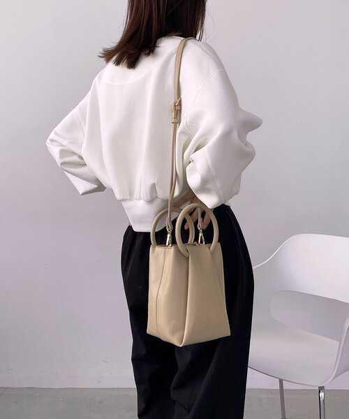 タックラウンドハンドルバッグ（ショルダーバッグ）｜CAPRICIEUX LE'MAGE（カプリシューレマージュ）