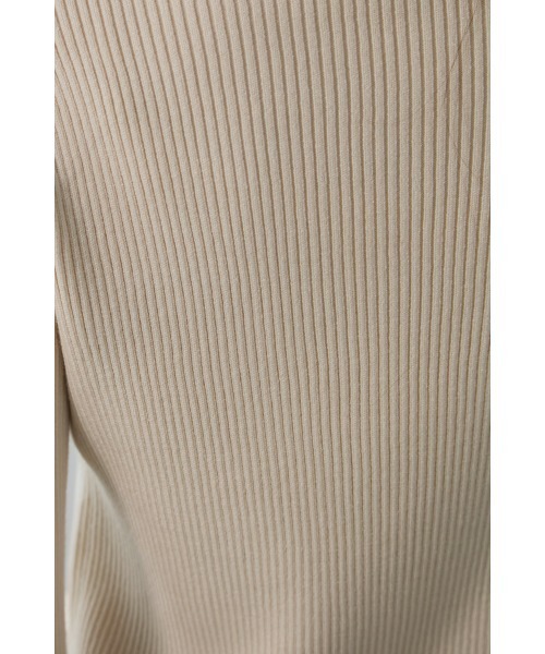 M.deux（エムドゥ）の「～ボトルネックイレリブニット～（ニット/セーター・レディース・ブラック/オフホワイト/イエロー/ライトグリーン・MEDIUM）」の10枚目の写真