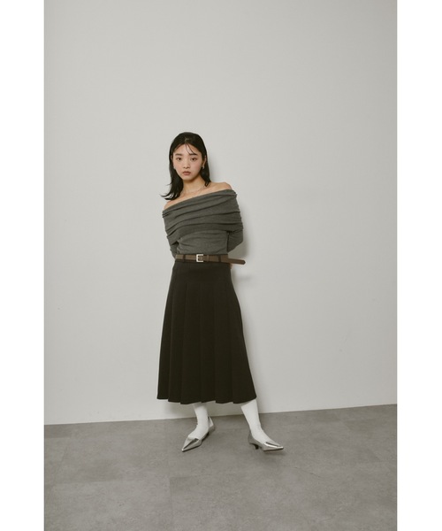 DRWCYS（ドロシーズ）の「オフショルダーニットトップス（ニット/セーター・レディース・オフホワイト/レッド/ブラック/グレー・FREE）」の16枚目の写真