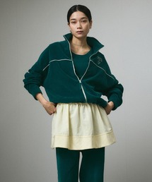 SALON adam et rope' | ジップブルゾン-CreamyCotton /クリーミーコットン-(カーディガン/ボレロ)