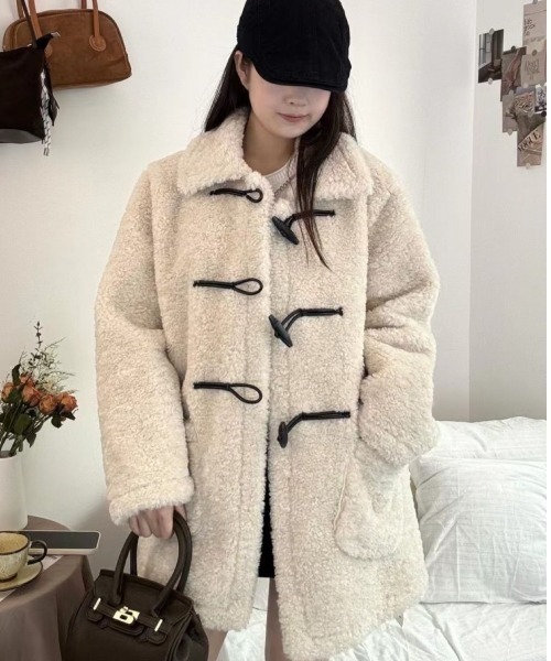 セール】ポケツキボアダッフルコート（ダッフルコート）｜LETee