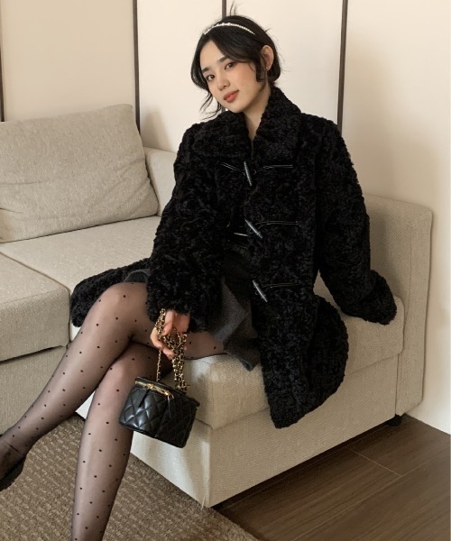 セール】ポケツキボアダッフルコート（ダッフルコート）｜LETee