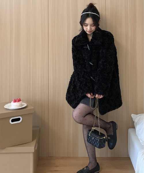 セール】ポケツキボアダッフルコート（ダッフルコート）｜LETee