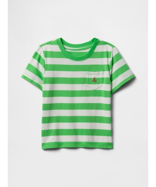 GAP(ギャップ)の「ブラナン フェイバリット ポケットTシャツ (幼児・ベビー)(Tシャツ/カットソー・キッズ・ネイビー/グリーン・110cm/95cm/90cm/80cm/100cm/105cm)」の2枚目の写真