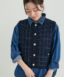 le.coeur blanc | TORRAZZO DONNA 別注ツイード調ベスト(ベスト)