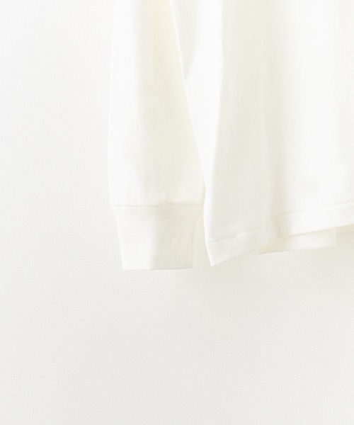 HANES（ヘインズ）の「Hanes/ヘインズ 1P SHIRO L/S T-SHIRT ロングスリーブTシャツ 2026年春夏（Tシャツ/カットソー・メンズ・ホワイト・L/XL/S/M）」の3枚目の写真