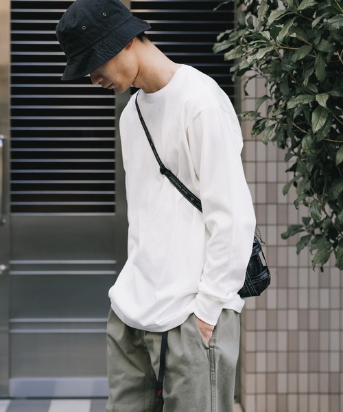 HANES（ヘインズ）の「Hanes/ヘインズ 1P SHIRO L/S T-SHIRT ロングスリーブTシャツ 2026年春夏（Tシャツ/カットソー・メンズ・ホワイト・L/XL/S/M）」の7枚目の写真