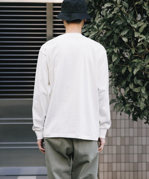 HANES（ヘインズ）の「Hanes/ヘインズ 1P SHIRO L/S T-SHIRT ロングスリーブTシャツ 2026年春夏（Tシャツ/カットソー・メンズ・ホワイト・L/XL/S/M）」の6枚目の写真