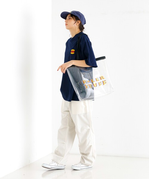 POLeR（ポーラー）の「【POLeR/ポーラー】PVC POOL BAG/マルチプールバッグ/ユニセックス（トートバッグ・メンズ・オレンジ/クリア/ブラック/ブラック系その他/イエロー系その他・フリー）」の17枚目の写真