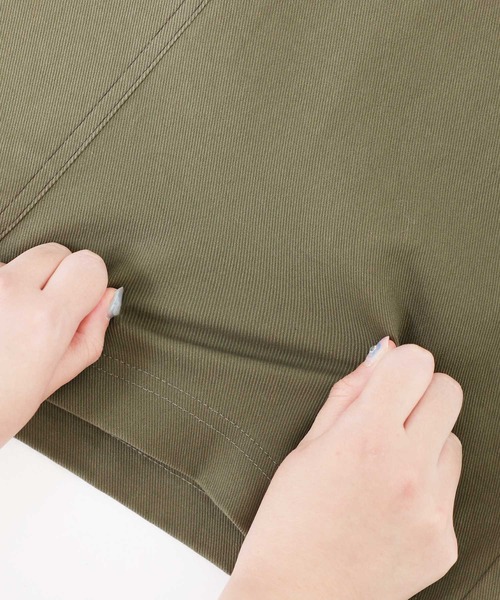 n'OrLABEL（ノアールレーベル）の「『立体ポケットナロースカート』（スカート・レディース・ブラック/ベージュ/カーキ・1/2）」の12枚目の写真