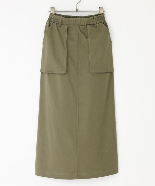 n'OrLABEL（ノアールレーベル）の「『立体ポケットナロースカート』（スカート・レディース・ブラック/ベージュ/カーキ・1/2）」の14枚目の写真