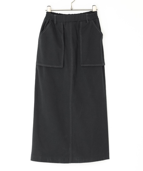 n'OrLABEL（ノアールレーベル）の「『立体ポケットナロースカート』（スカート・レディース・ブラック/ベージュ/カーキ・1/2）」の15枚目の写真