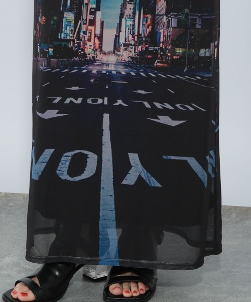 HARE（ハレ）の「city photoナロースカート(HARE)（スカート