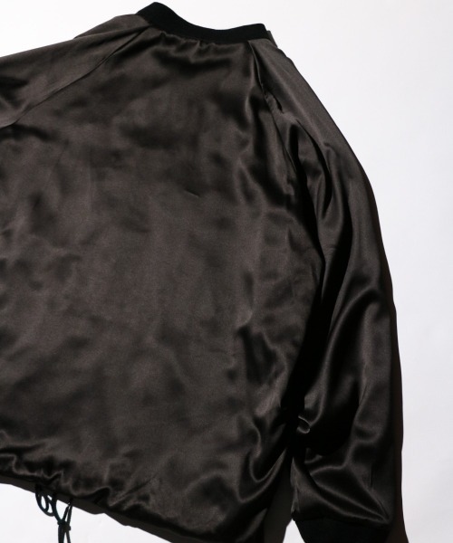 美品 THRIFTY LOOK パッチワーク ジャケット ミリタリー ブラック THRIFTY LOOK/スリフティールック ROTHCO MA-1 BLACK PANTHER