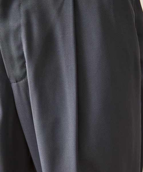 JUNRED（ジュンレッド）の「ニーベルテッドワイドフレアパンツ（スラックス・メンズ・ブラック/チャコールグレー・S/M/L）」の17枚目の写真