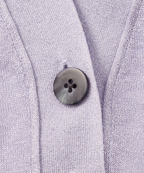 EMMEL REFINES（エメルリファインズ）の「＜EMMEL REFINES＞EM HW ラメシアー カーディガン（カーディガン/ボレロ・レディース・ベージュ/ライム/ライトブルー/ライラック・FREE）」の11枚目の写真