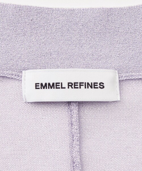 EMMEL REFINES（エメルリファインズ）の「＜EMMEL REFINES＞EM HW ラメシアー カーディガン（カーディガン/ボレロ・レディース・ベージュ/ライム/ライトブルー/ライラック・FREE）」の12枚目の写真