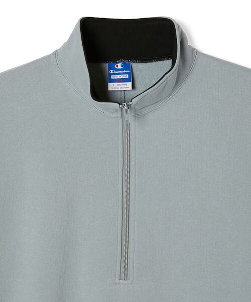 N.HOOLYWOOD エヌハリウッド スウェット グレー 0304324S0101 N.HOOLYWOOD - N.HOOLYWOOD×Champion HALF ZIP SWEATSHIRT