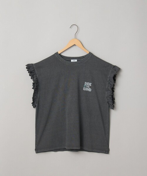 coen(コーエン)の「ピグメントアソートフリルTシャツ(Tシャツ/カットソー・レディース・その他1/コバルトブルー/オフホワイト/ダークグレー/ナチュラル/クリーム・M/L)」の11枚目の写真