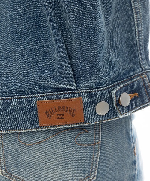 BILLABONG(ビラボン)の「BILLABONG レディース 【BBG BEACHLOVERJEANS】 DENIM JACKET ジャケット 【2025年春夏モデル】/ビラボンデニムジャケット(デニムジャケット・レディース・ブルー/ライトブルー・MEDIUM)」の11枚目の写真