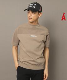 ADABAT STREAM（アダバットストリーム）の「半袖メッシュコンビニット（ニット/セーター）」