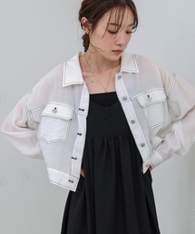 Bab | シアーシャツブルゾン(その他アウター)