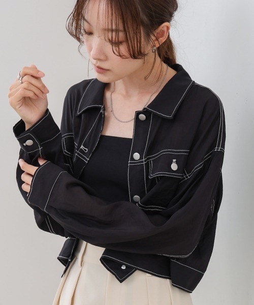 BARENA シャツブルゾン BARENA VENEZIA【バレナ ヴェネチア】半袖シャツブルゾン