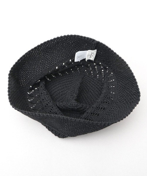 リネンライク ニットハット クロシェハット（ハット）｜Basiquenti