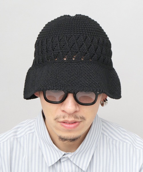 Basiquenti(ベーシックエンティ)の「リネンライク ニットハット クロシェハット(ハット・メンズ・ブラック/ベージュ/ネイビー・FREE)」の13枚目の写真