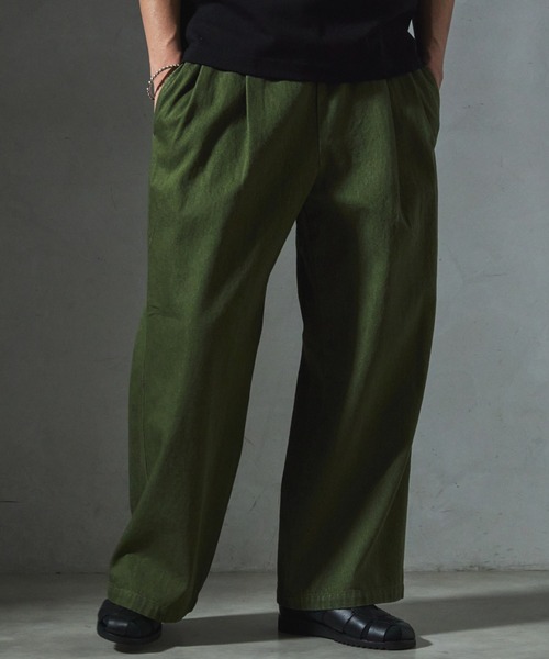 JOURNAL STANDARD relume（ジャーナルスタンダード　レリューム）の「【ZOZO限定】OVER CHEF DENIM PANTS（デニムパンツ・メンズ・キナリ/ブラウン/ブルー/カーキ/ライトブルー/ブラック・XS-Short/XS-Regular/XS-Long/S-Short/S-Regular/S-Long/M-Short/M-Regular/M-Long/L-Short/L-Regular/L-Long/XL-Short/XL-Regular/XL-Long）」の5枚目の写真