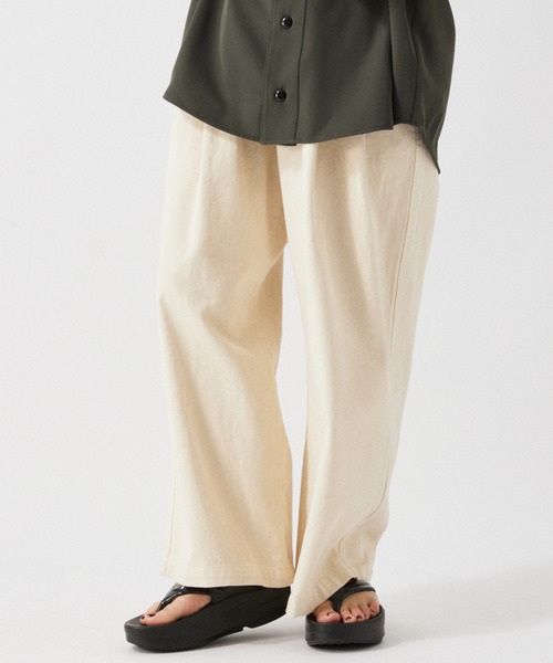 JOURNAL STANDARD relume（ジャーナルスタンダード　レリューム）の「【ZOZO限定】OVER CHEF DENIM PANTS（デニムパンツ・メンズ・キナリ/ブラウン/ブルー/カーキ/ライトブルー/ブラック・XS-Short/XS-Regular/XS-Long/S-Short/S-Regular/S-Long/M-Short/M-Regular/M-Long/L-Short/L-Regular/L-Long/XL-Short/XL-Regular/XL-Long）」の2枚目の写真