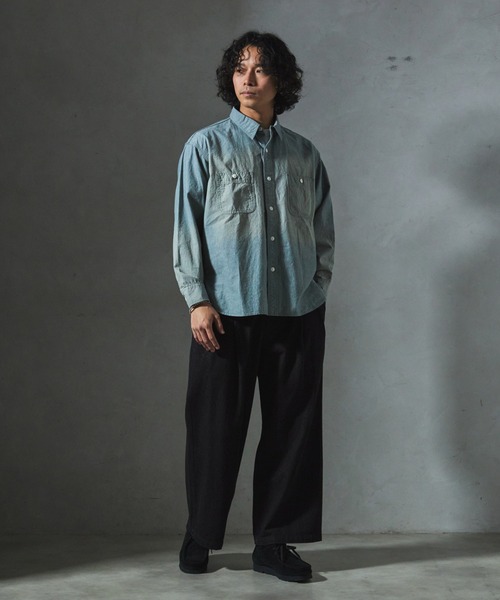 JOURNAL STANDARD relume（ジャーナルスタンダード　レリューム）の「【ZOZO限定】OVER CHEF DENIM PANTS（デニムパンツ・メンズ・キナリ/ブラウン/ブルー/カーキ/ライトブルー/ブラック・XS-Short/XS-Regular/XS-Long/S-Short/S-Regular/S-Long/M-Short/M-Regular/M-Long/L-Short/L-Regular/L-Long/XL-Short/XL-Regular/XL-Long）」の7枚目の写真