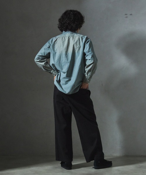JOURNAL STANDARD relume（ジャーナルスタンダード　レリューム）の「【ZOZO限定】OVER CHEF DENIM PANTS（デニムパンツ・メンズ・キナリ/ブラウン/ブルー/カーキ/ライトブルー/ブラック・XS-Short/XS-Regular/XS-Long/S-Short/S-Regular/S-Long/M-Short/M-Regular/M-Long/L-Short/L-Regular/L-Long/XL-Short/XL-Regular/XL-Long）」の13枚目の写真