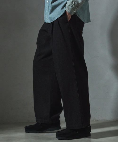 JOURNAL STANDARD relume（ジャーナルスタンダード　レリューム）の「【ZOZO限定】OVER CHEF DENIM PANTS（デニムパンツ・メンズ・キナリ/ブラウン/ブルー/カーキ/ライトブルー/ブラック・XS-Short/XS-Regular/XS-Long/S-Short/S-Regular/S-Long/M-Short/M-Regular/M-Long/L-Short/L-Regular/L-Long/XL-Short/XL-Regular/XL-Long）」の15枚目の写真