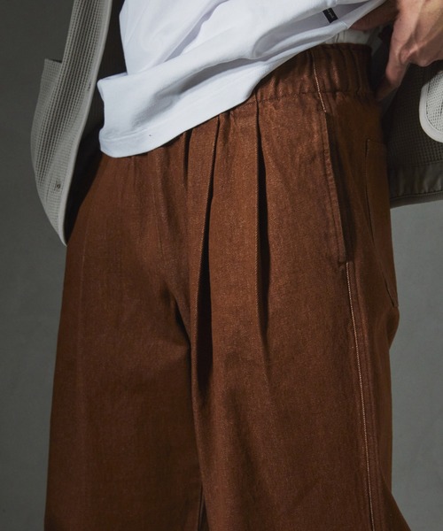 JOURNAL STANDARD relume（ジャーナルスタンダード　レリューム）の「【ZOZO限定】OVER CHEF DENIM PANTS（デニムパンツ・メンズ・キナリ/ブラウン/ブルー/カーキ/ライトブルー/ブラック・XS-Short/XS-Regular/XS-Long/S-Short/S-Regular/S-Long/M-Short/M-Regular/M-Long/L-Short/L-Regular/L-Long/XL-Short/XL-Regular/XL-Long）」の21枚目の写真