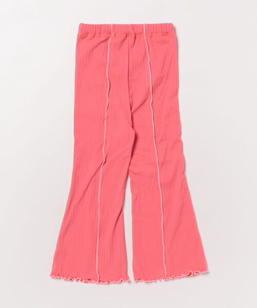 TARKER(ターカー)の「リブフレアパンツ(その他パンツ・キッズ・ピンク/イエロー/チャコールグレー・110/120/130/140/150)」の4枚目の写真